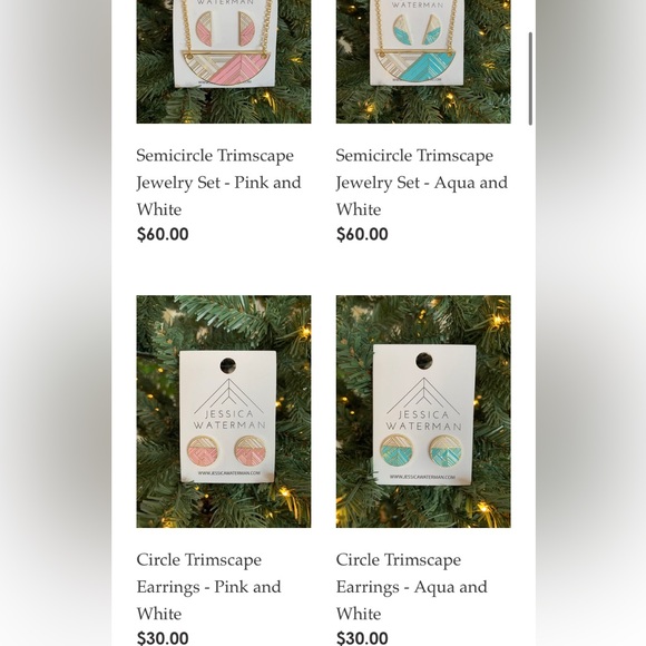 Jessica Waterman Semi Circle Trimscape Necklace Canadian Designer Jewelry - Picture 5 of 5